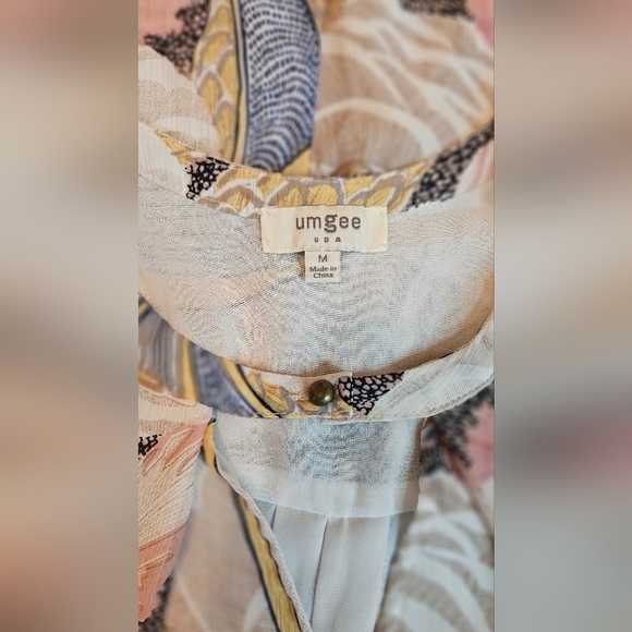 Umgee Sleeveless Swing Dress - Sz Med - Picture 8 of 9